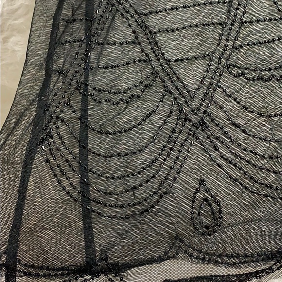 American Eagle Outfitters Sheer Beaded Top - Picture 6 of 16